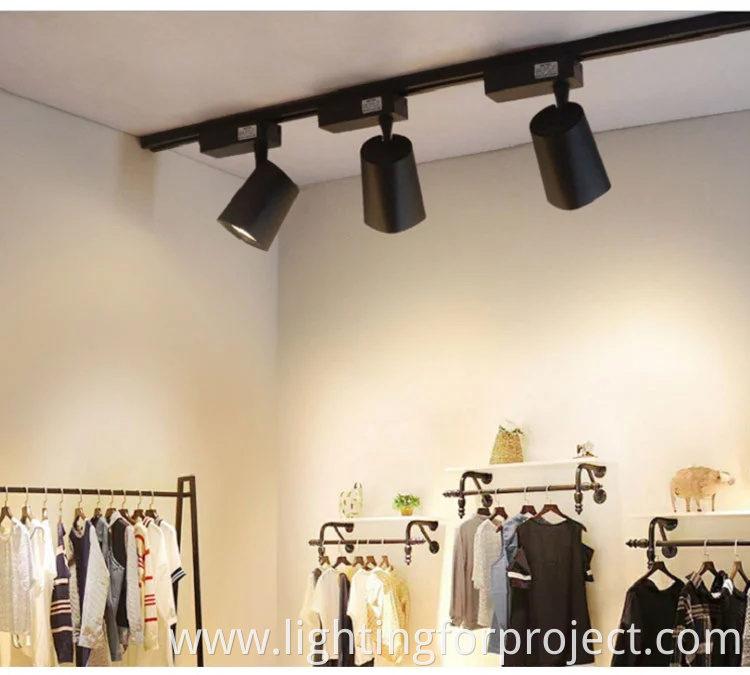 2021 new modern 12W 20W 30W led track light for clothing store